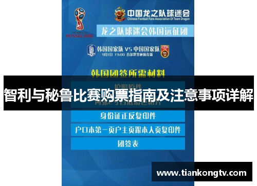 智利与秘鲁比赛购票指南及注意事项详解